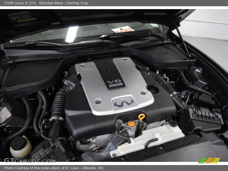 Obsidian Black / Sterling Gray 2008 Lexus IS 250