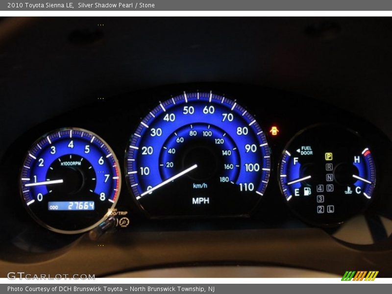 Silver Shadow Pearl / Stone 2010 Toyota Sienna LE