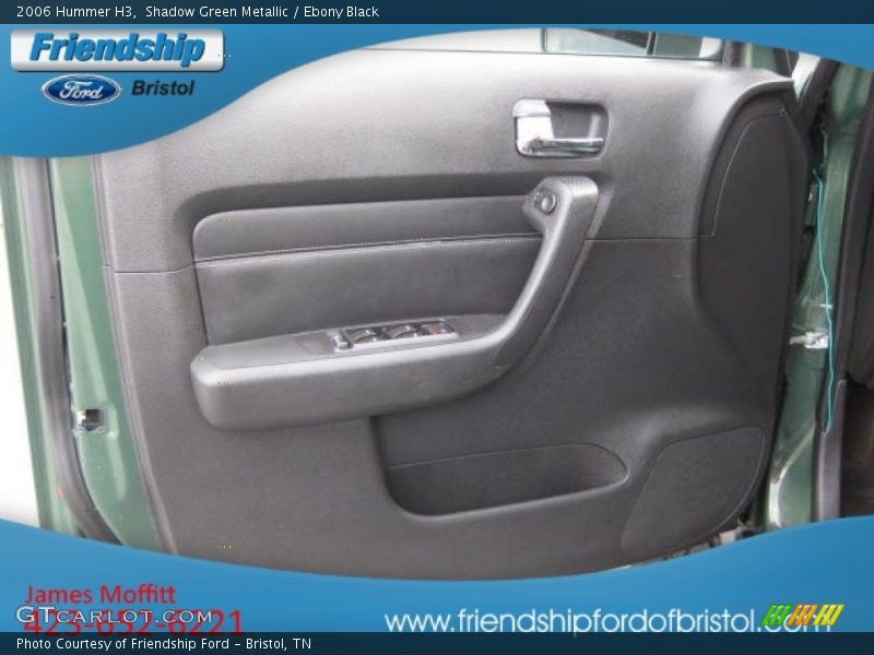 Shadow Green Metallic / Ebony Black 2006 Hummer H3