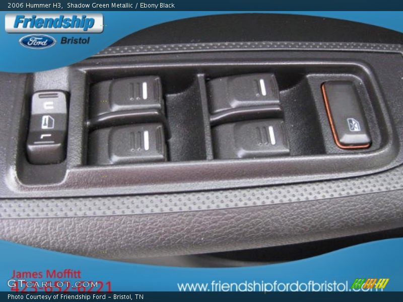 Shadow Green Metallic / Ebony Black 2006 Hummer H3