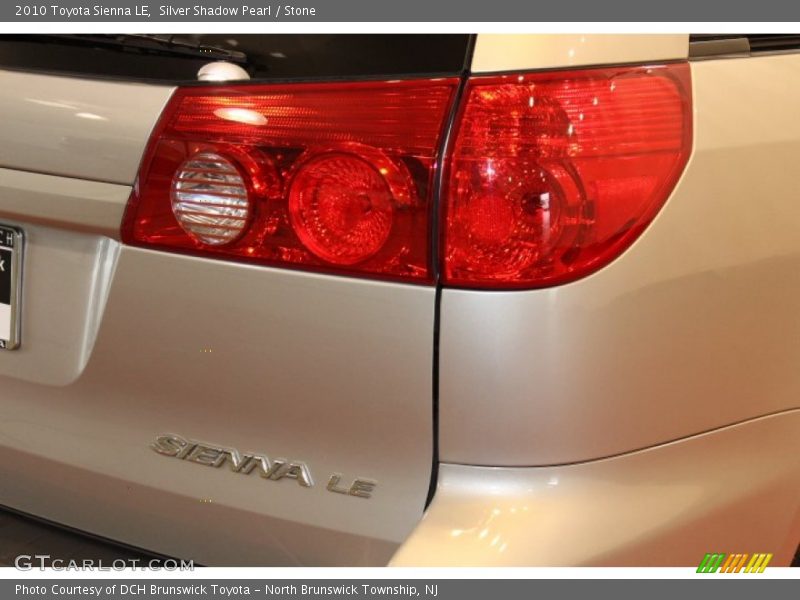 Silver Shadow Pearl / Stone 2010 Toyota Sienna LE