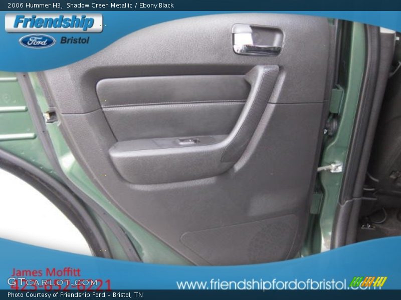 Shadow Green Metallic / Ebony Black 2006 Hummer H3