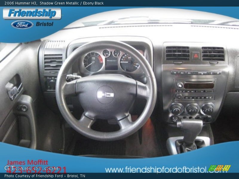 Shadow Green Metallic / Ebony Black 2006 Hummer H3