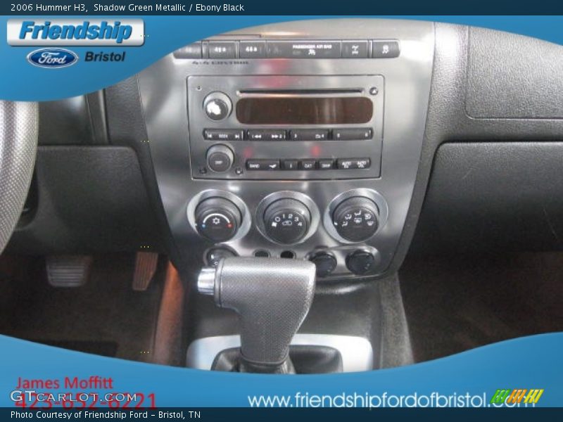 Shadow Green Metallic / Ebony Black 2006 Hummer H3