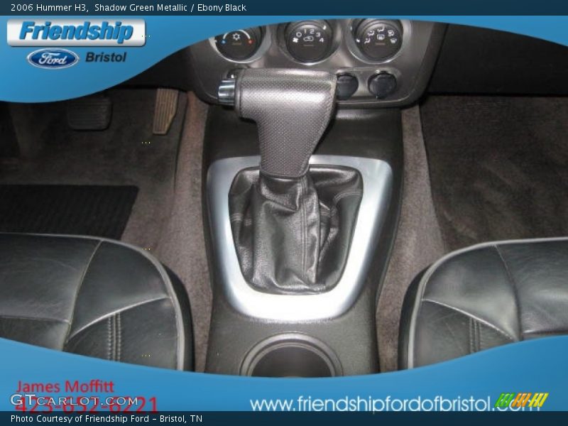 Shadow Green Metallic / Ebony Black 2006 Hummer H3