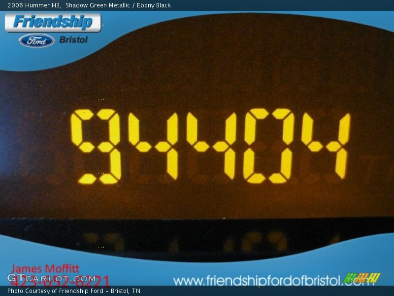 Shadow Green Metallic / Ebony Black 2006 Hummer H3