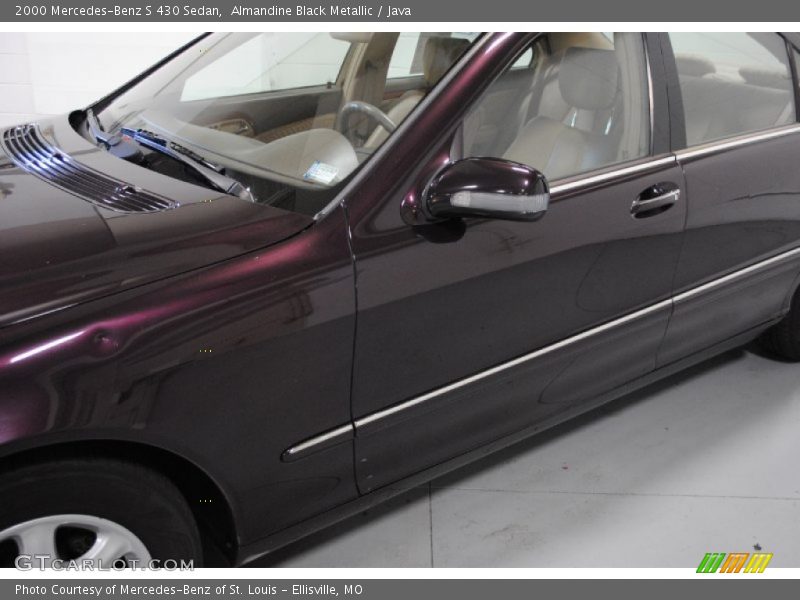Almandine Black Metallic / Java 2000 Mercedes-Benz S 430 Sedan