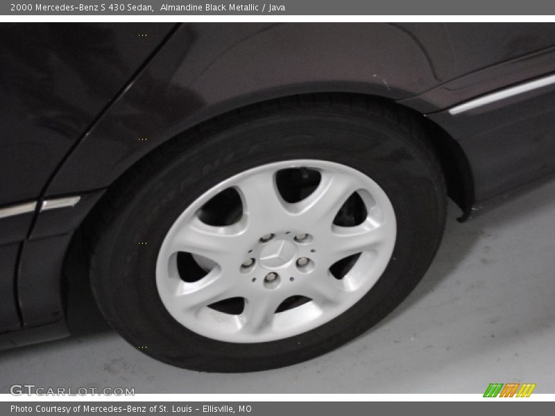 Almandine Black Metallic / Java 2000 Mercedes-Benz S 430 Sedan