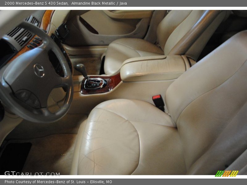 Almandine Black Metallic / Java 2000 Mercedes-Benz S 430 Sedan