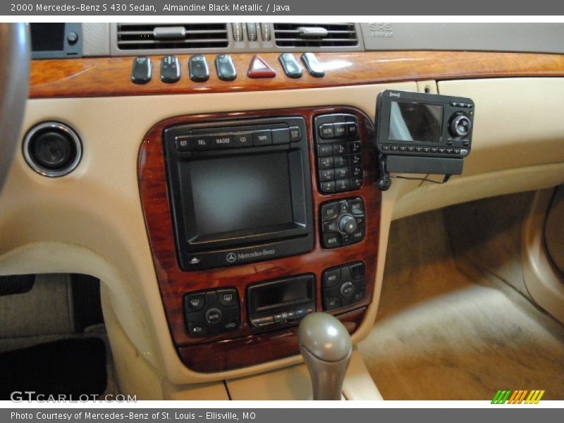 Almandine Black Metallic / Java 2000 Mercedes-Benz S 430 Sedan