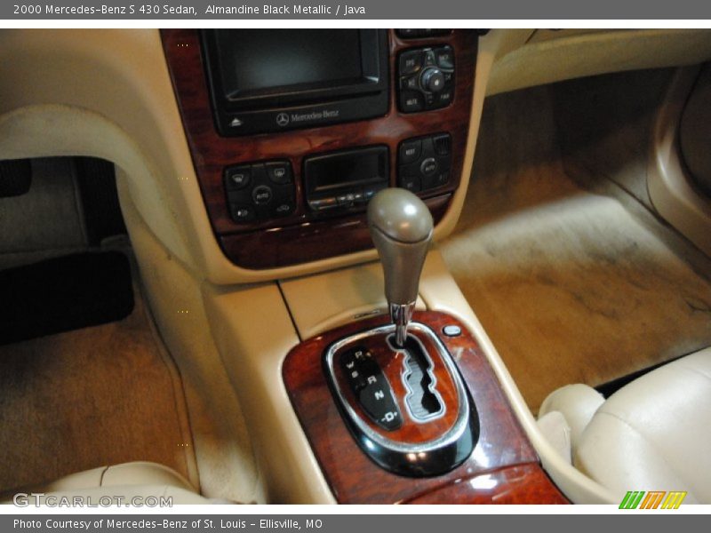 Almandine Black Metallic / Java 2000 Mercedes-Benz S 430 Sedan