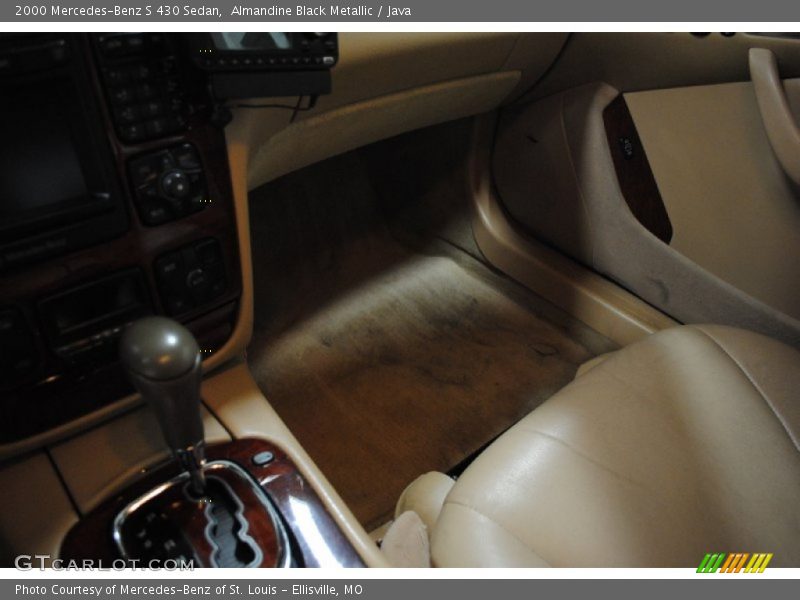Almandine Black Metallic / Java 2000 Mercedes-Benz S 430 Sedan