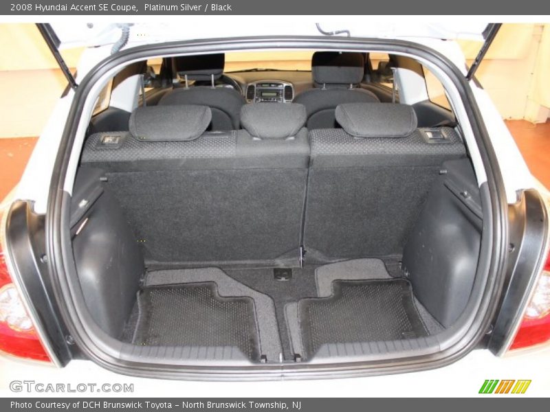 Platinum Silver / Black 2008 Hyundai Accent SE Coupe