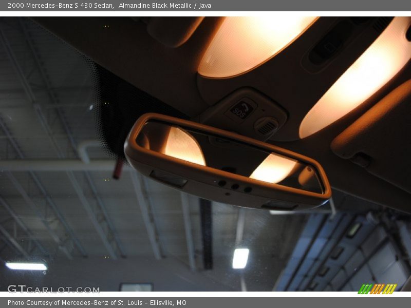 Almandine Black Metallic / Java 2000 Mercedes-Benz S 430 Sedan