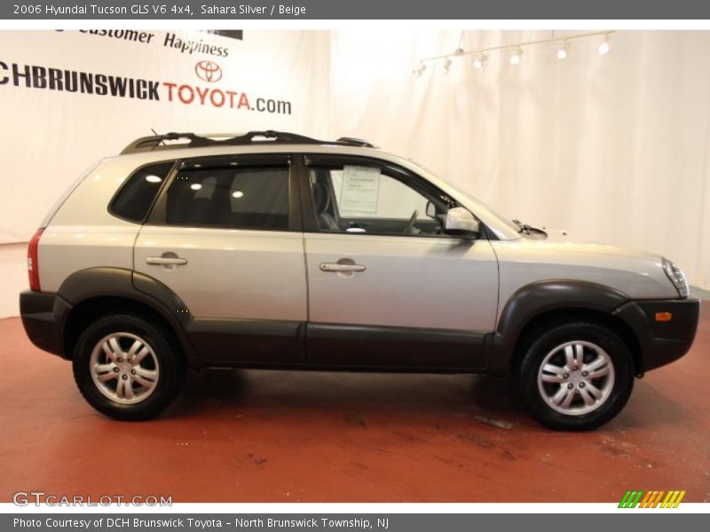 Sahara Silver / Beige 2006 Hyundai Tucson GLS V6 4x4