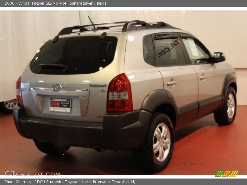 Sahara Silver / Beige 2006 Hyundai Tucson GLS V6 4x4