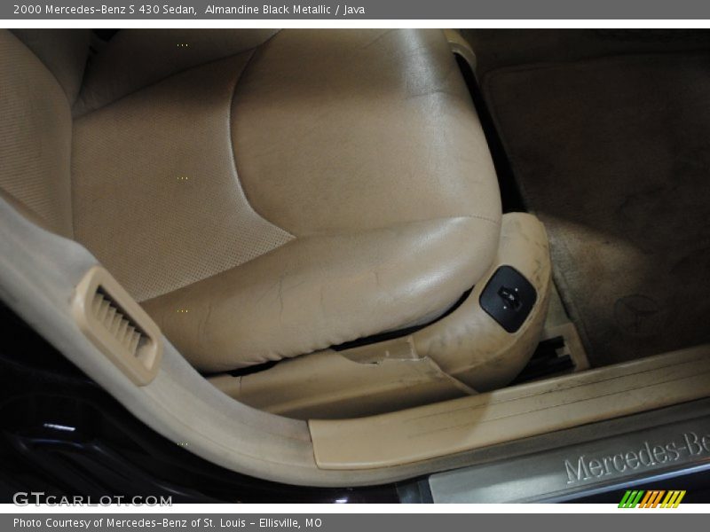 Almandine Black Metallic / Java 2000 Mercedes-Benz S 430 Sedan
