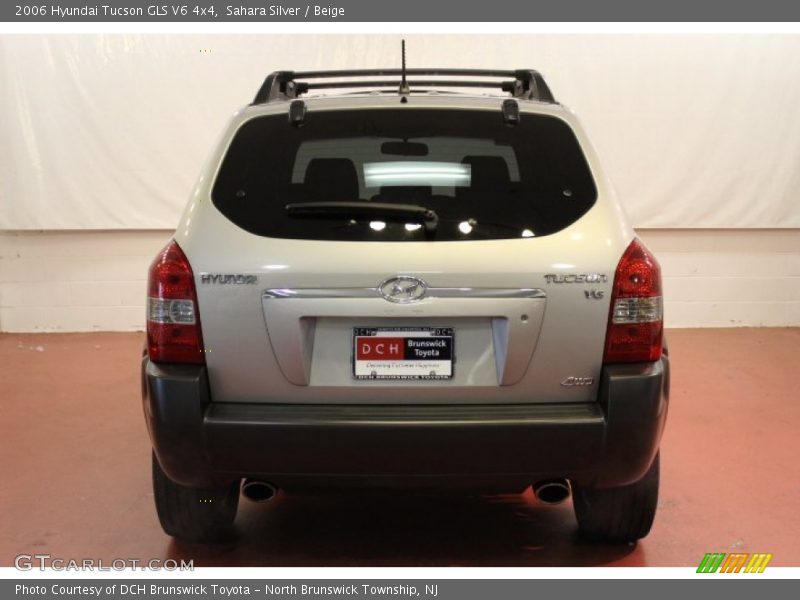 Sahara Silver / Beige 2006 Hyundai Tucson GLS V6 4x4
