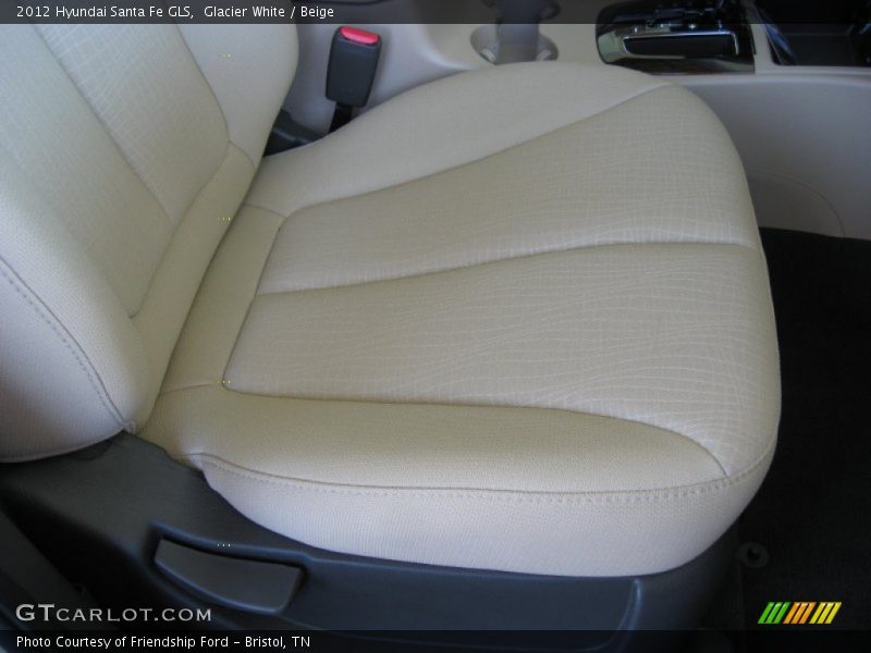 Glacier White / Beige 2012 Hyundai Santa Fe GLS