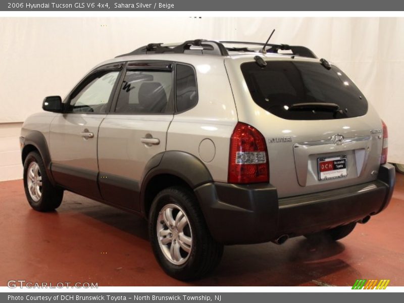 Sahara Silver / Beige 2006 Hyundai Tucson GLS V6 4x4
