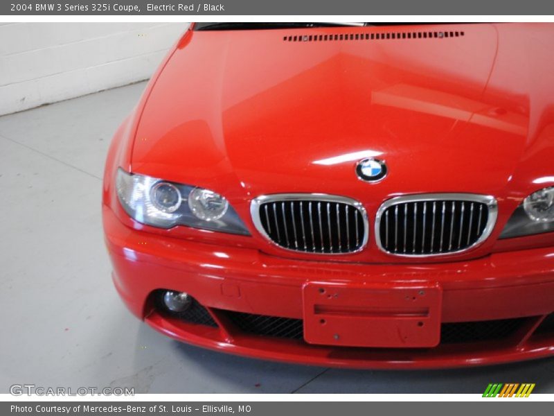 Electric Red / Black 2004 BMW 3 Series 325i Coupe