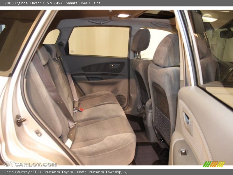Sahara Silver / Beige 2006 Hyundai Tucson GLS V6 4x4
