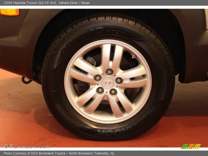 Sahara Silver / Beige 2006 Hyundai Tucson GLS V6 4x4