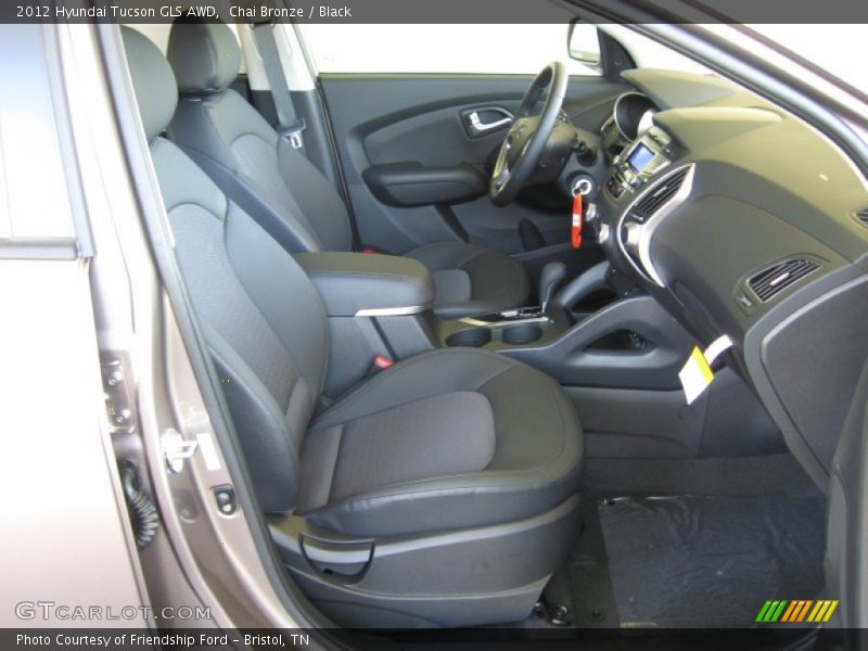 Chai Bronze / Black 2012 Hyundai Tucson GLS AWD