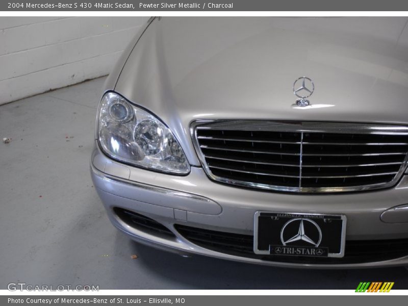 Pewter Silver Metallic / Charcoal 2004 Mercedes-Benz S 430 4Matic Sedan