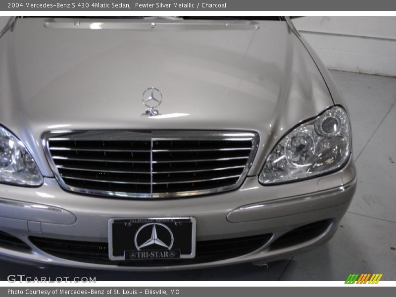 Pewter Silver Metallic / Charcoal 2004 Mercedes-Benz S 430 4Matic Sedan