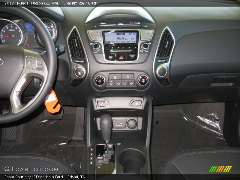 Chai Bronze / Black 2012 Hyundai Tucson GLS AWD