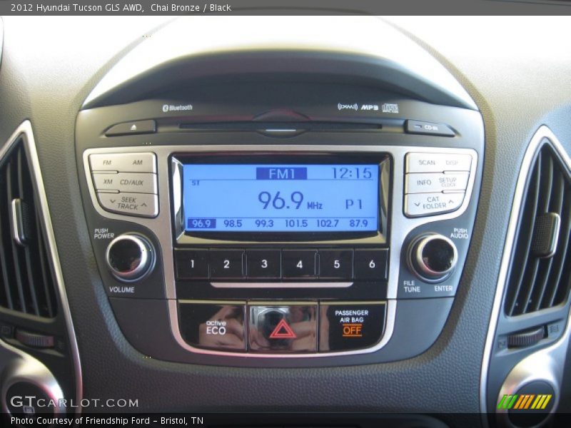 Chai Bronze / Black 2012 Hyundai Tucson GLS AWD