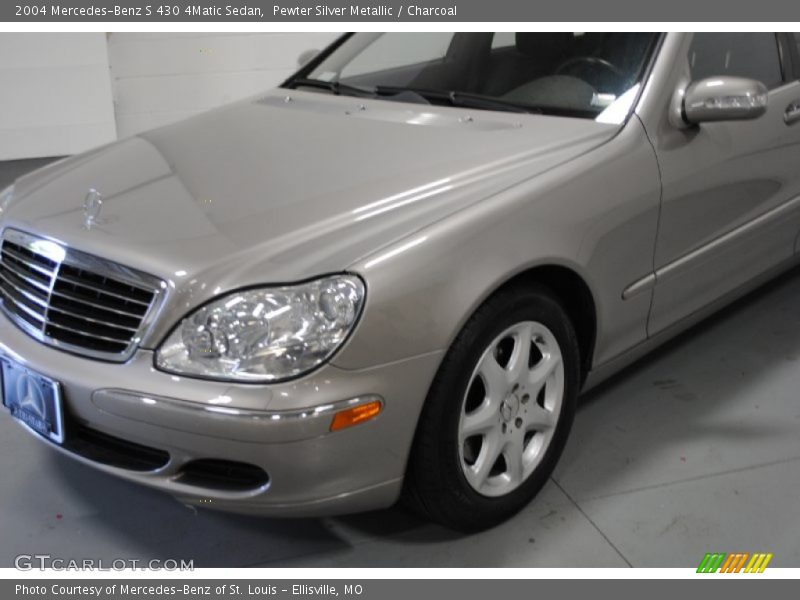 Pewter Silver Metallic / Charcoal 2004 Mercedes-Benz S 430 4Matic Sedan