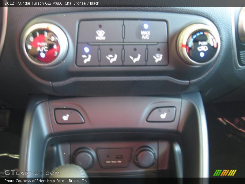 Chai Bronze / Black 2012 Hyundai Tucson GLS AWD