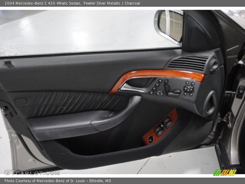 Pewter Silver Metallic / Charcoal 2004 Mercedes-Benz S 430 4Matic Sedan