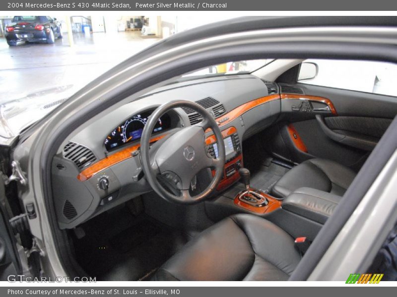 Pewter Silver Metallic / Charcoal 2004 Mercedes-Benz S 430 4Matic Sedan
