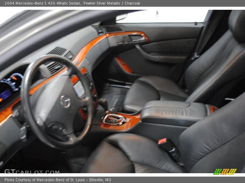 Pewter Silver Metallic / Charcoal 2004 Mercedes-Benz S 430 4Matic Sedan