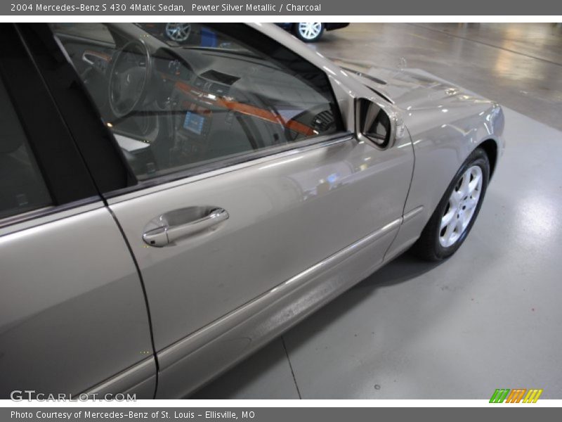 Pewter Silver Metallic / Charcoal 2004 Mercedes-Benz S 430 4Matic Sedan