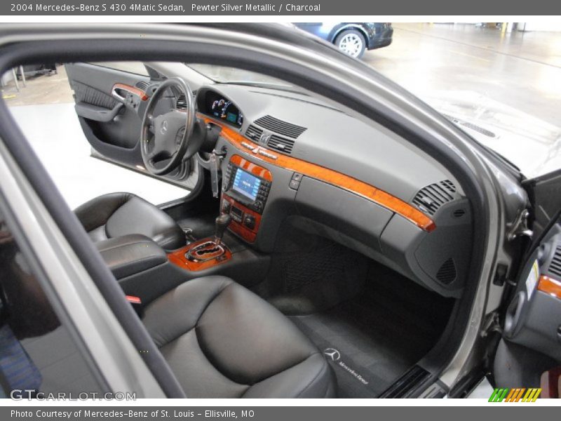 Pewter Silver Metallic / Charcoal 2004 Mercedes-Benz S 430 4Matic Sedan
