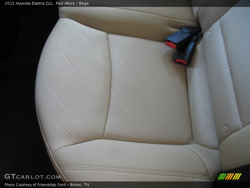 Red Allure / Beige 2013 Hyundai Elantra GLS