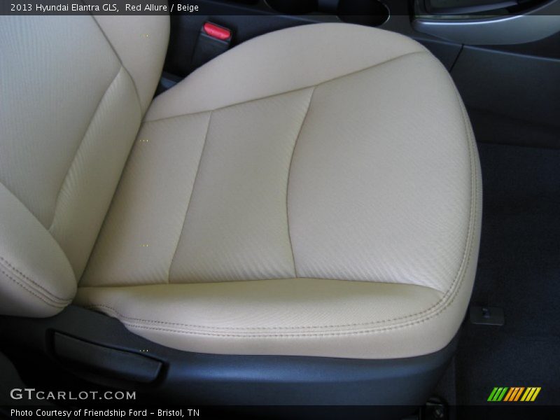 Red Allure / Beige 2013 Hyundai Elantra GLS