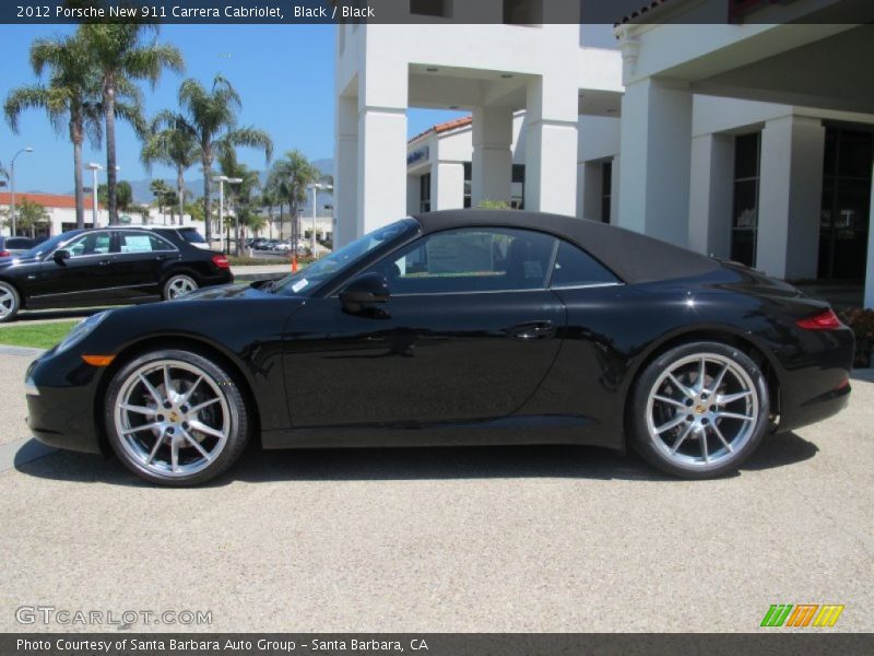 2012 New 911 Carrera Cabriolet Black