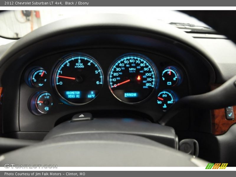 Black / Ebony 2012 Chevrolet Suburban LT 4x4