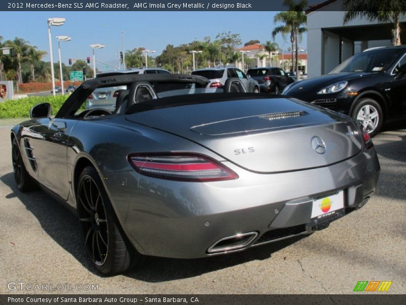 AMG Imola Grey Metallic / designo Black 2012 Mercedes-Benz SLS AMG Roadster