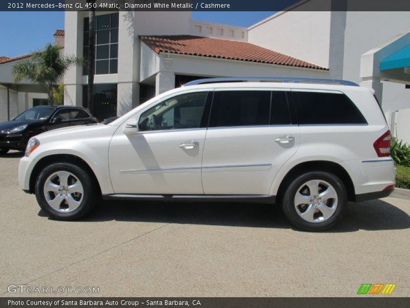 Diamond White Metallic / Cashmere 2012 Mercedes-Benz GL 450 4Matic