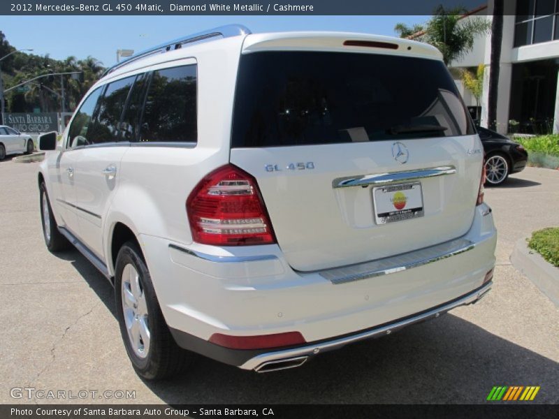 Diamond White Metallic / Cashmere 2012 Mercedes-Benz GL 450 4Matic