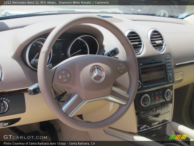 Diamond White Metallic / Cashmere 2012 Mercedes-Benz GL 450 4Matic