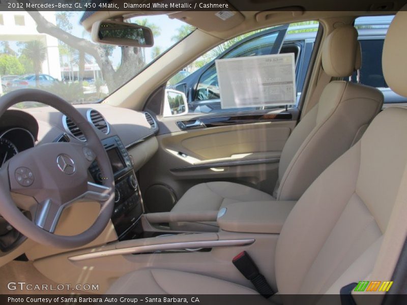 Diamond White Metallic / Cashmere 2012 Mercedes-Benz GL 450 4Matic
