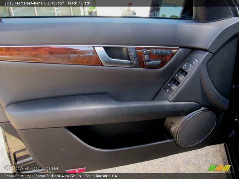 Black / Black 2012 Mercedes-Benz C 250 Sport
