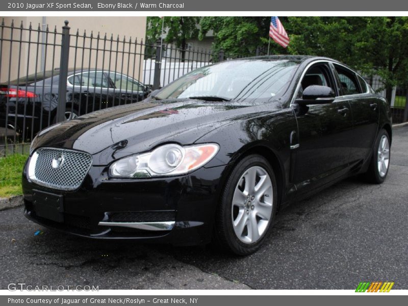 Ebony Black / Warm Charcoal 2010 Jaguar XF Sport Sedan